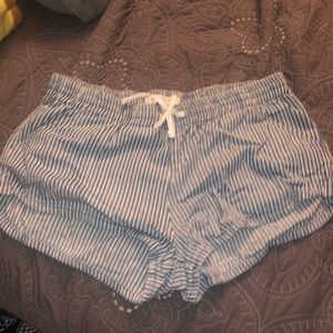 Volcom Striped Blue and White Shorts